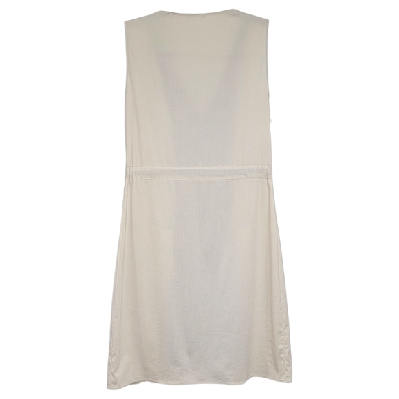T Tahari Cream & Black Color block Sleeveless 3/4 Zip Dress Size 2 NWOT - Picture 5 of 9